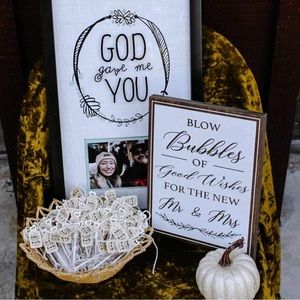 Blow bubbles of good wishes